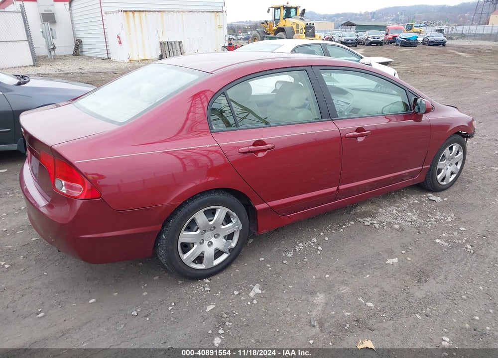 2008 HONDA CIVIC LX VIN: 1HGFA165X8L012135