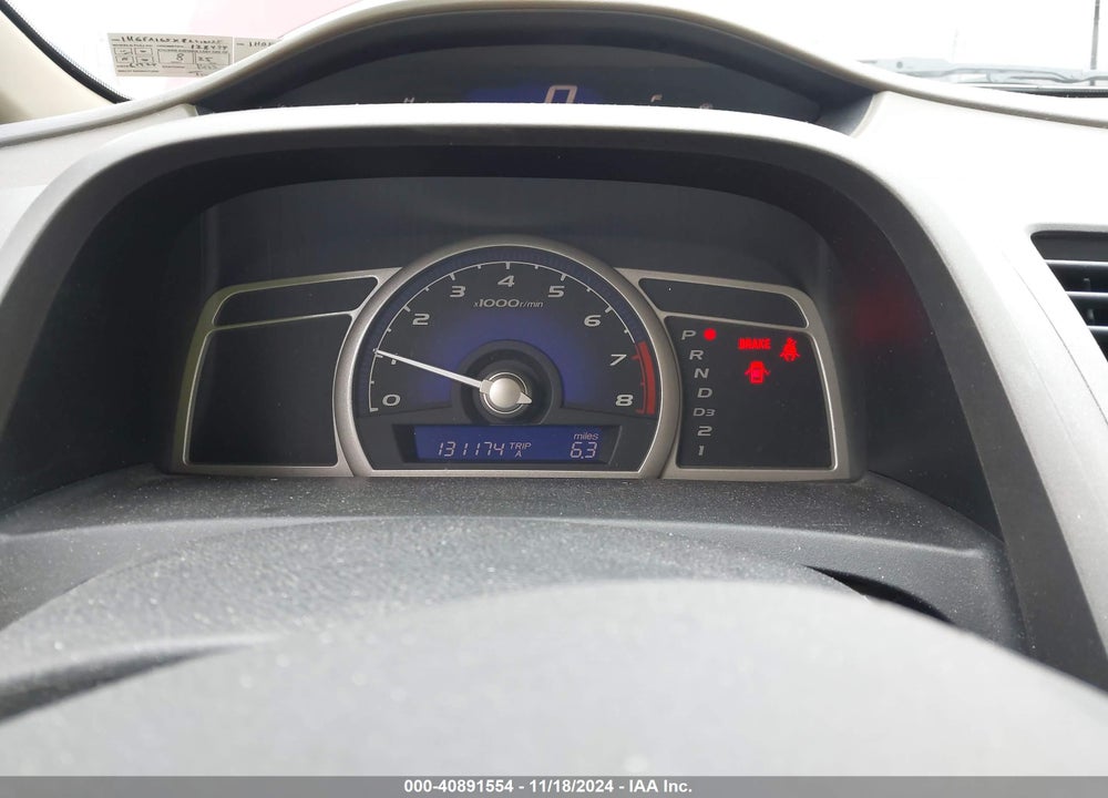 2008 HONDA CIVIC LX VIN: 1HGFA165X8L012135