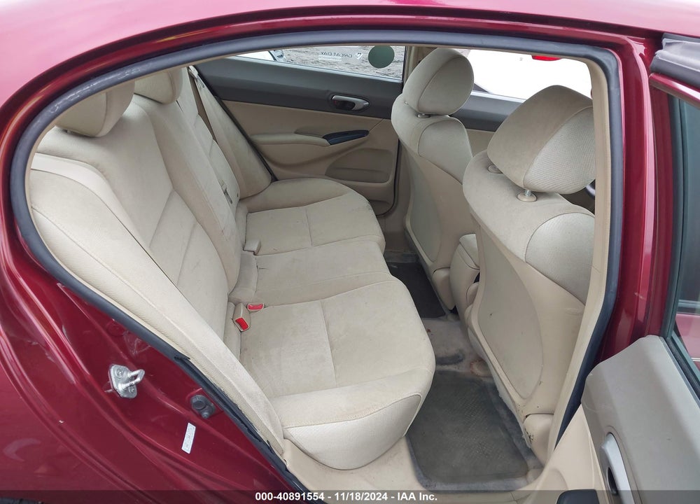2008 HONDA CIVIC LX VIN: 1HGFA165X8L012135