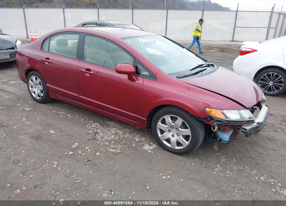 2008 HONDA CIVIC LX VIN: 1HGFA165X8L012135