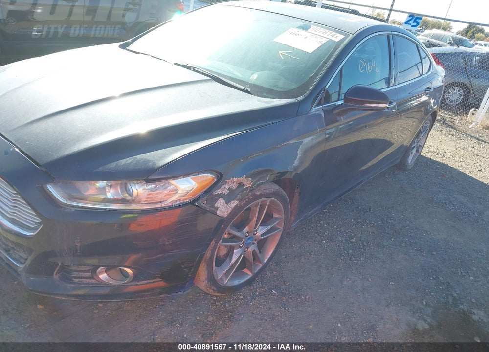 2013 FORD FUSION VIN: 3FA6P0K92DR120279