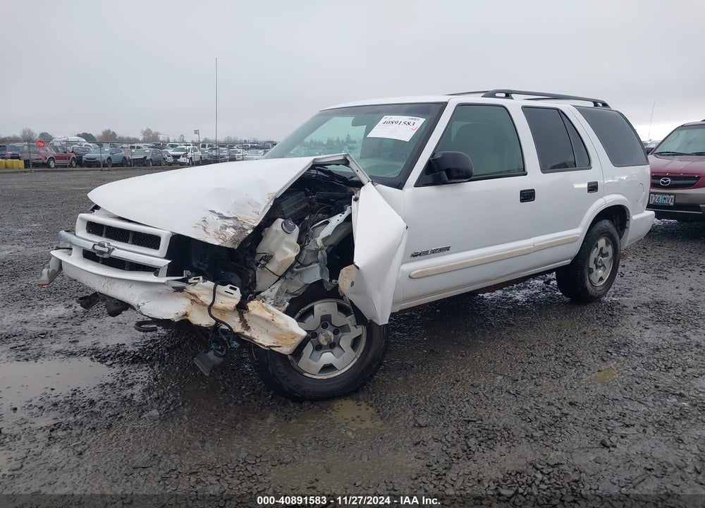 2004 CHEVROLET BLAZER LS VIN: 1GNDT13X84K154089