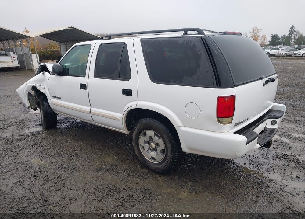 2004 CHEVROLET BLAZER LS VIN: 1GNDT13X84K154089