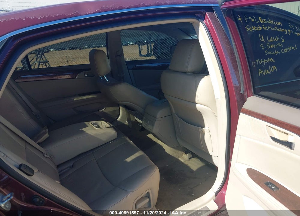 2010 TOYOTA AVALON XLS VIN: 4T1BK3DB6AU353106