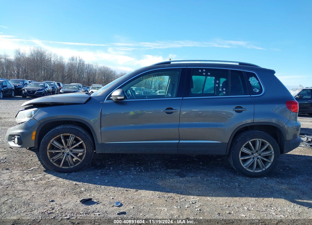 2014 VOLKSWAGEN TIGUAN SE VIN: WVGBV3AX7EW611327