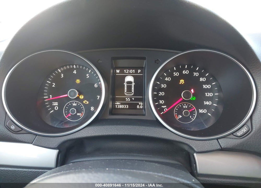 2011 VOLKSWAGEN GOLF 2.5L 4-DOOR VIN: WVWDA7AJ7BW300407