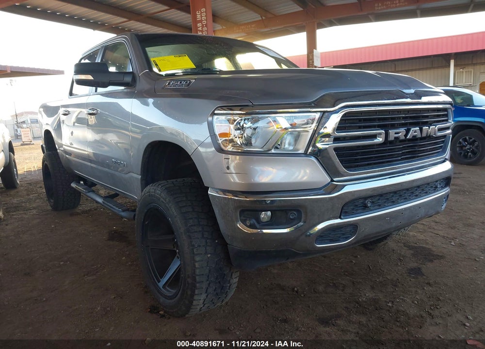 2019 RAM 1500 BIG HORN/LONE STAR 4X4 5'7 BOX VIN: 1C6SRFFT0KN916936