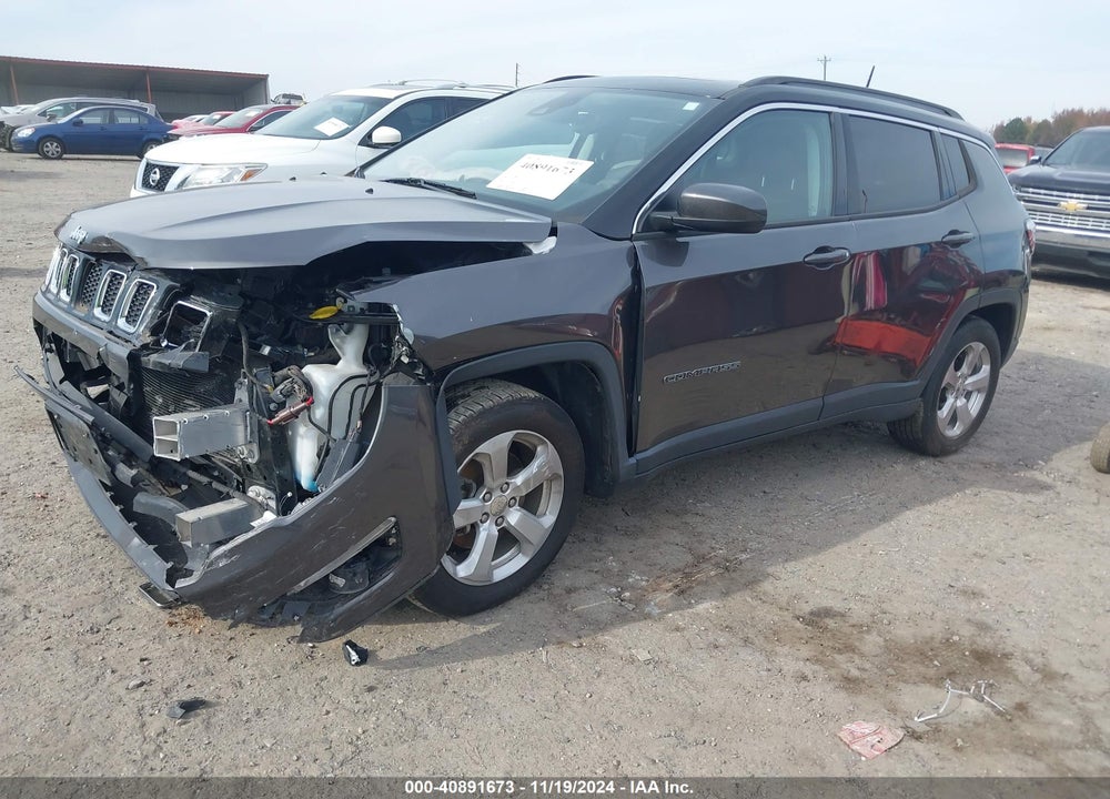 2018 JEEP COMPASS LATITUDE FWD VIN: 3C4NJCBBXJT489501