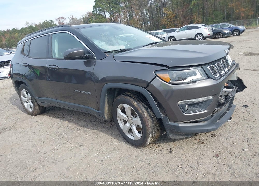 2018 JEEP COMPASS LATITUDE FWD VIN: 3C4NJCBBXJT489501