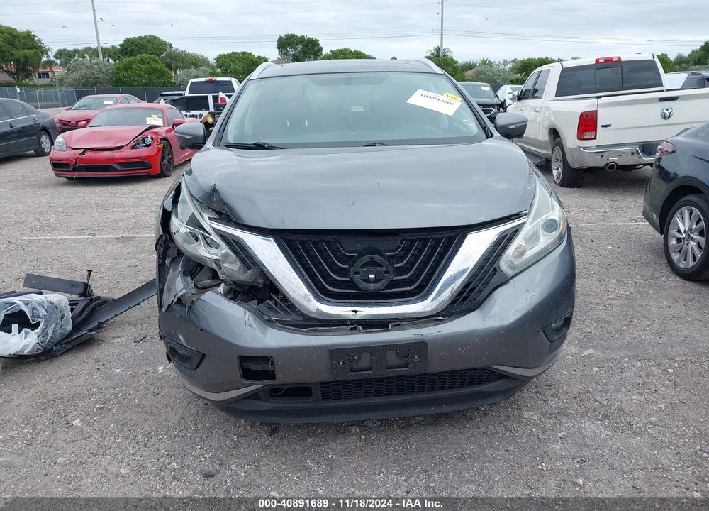 2015 NISSAN MURANO SL VIN: 5N1AZ2MH4FN222621