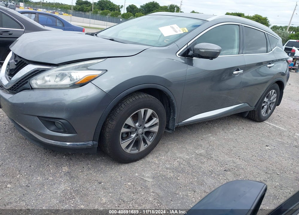 2015 NISSAN MURANO SL VIN: 5N1AZ2MH4FN222621