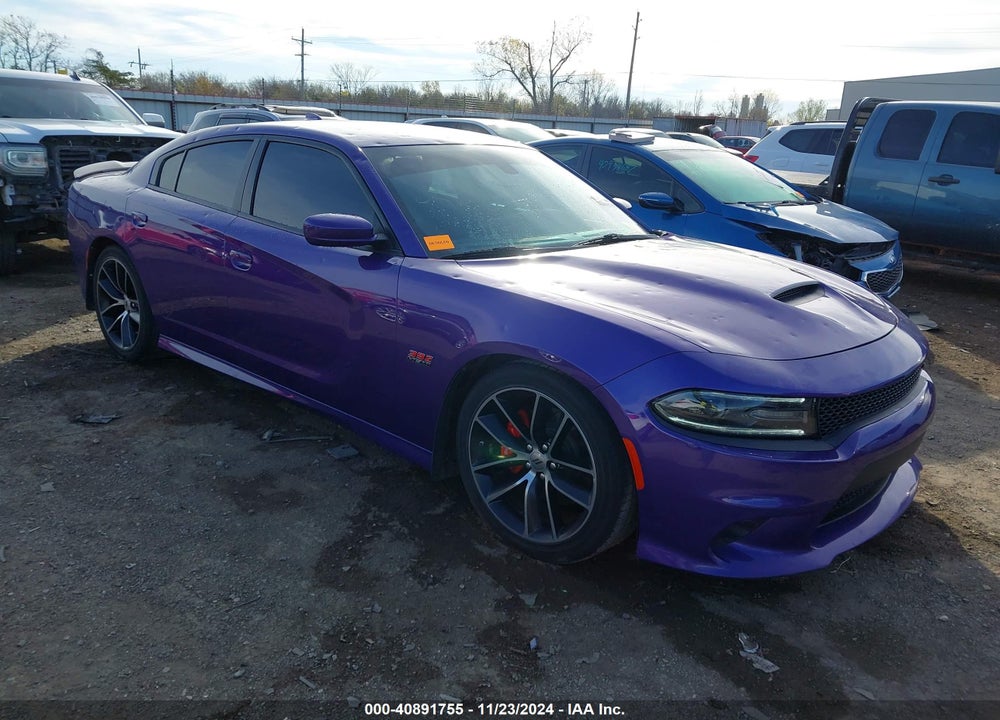 2018 DODGE CHARGER R/T SCAT PACK RWD VIN: 2C3CDXGJ5JH315077