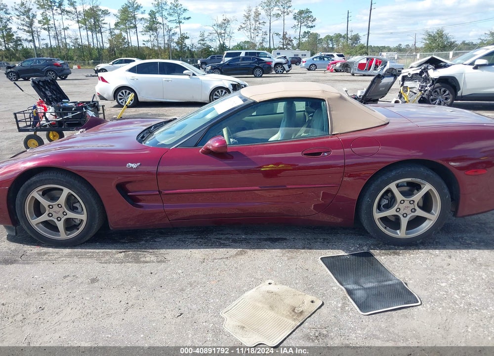 2003 CHEVROLET CORVETTE VIN: 1G1YY32G435126126