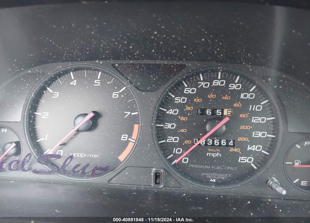 1999 HONDA PRELUDE VIN: JHMBB6144XC008293