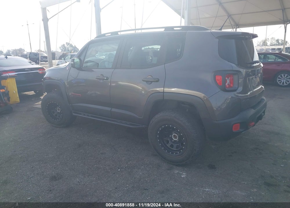 2016 JEEP RENEGADE TRAILHAWK VIN: ZACCJBCT8GPE13140