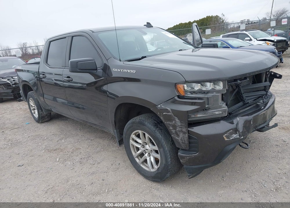 2021 CHEVROLET SILVERADO 1500 4WD SHORT BED RST VIN: 1GCUYEEDXMZ387645