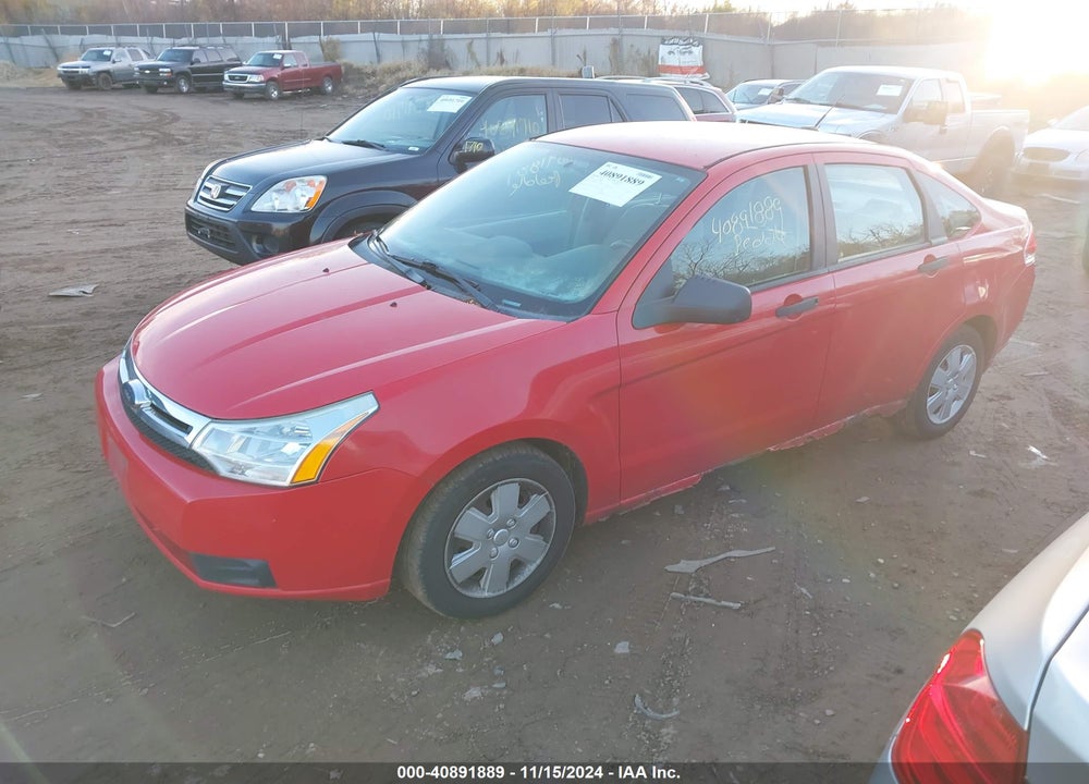 2008 FORD FOCUS S VIN: 1FAHP34N98W194838