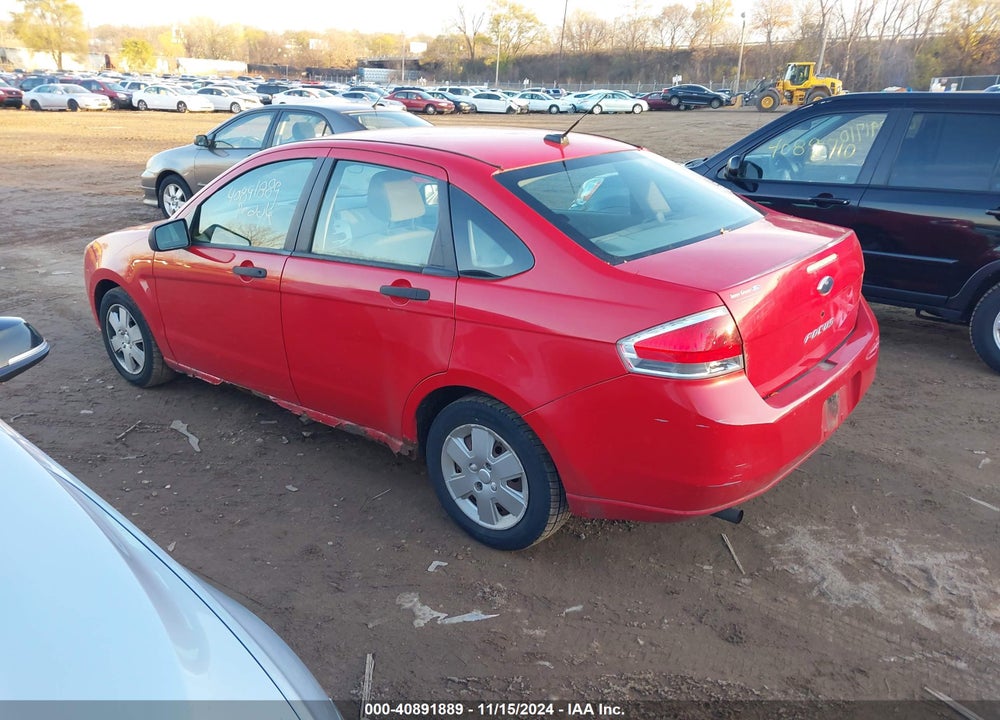 2008 FORD FOCUS S VIN: 1FAHP34N98W194838