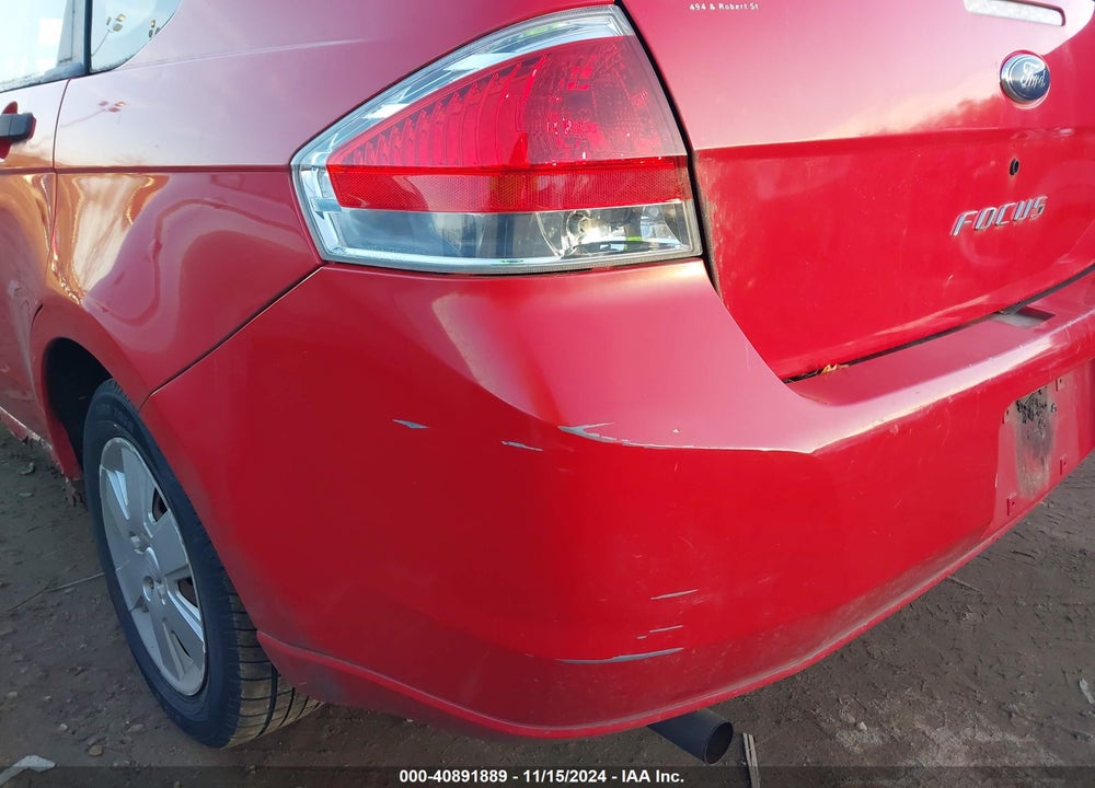2008 FORD FOCUS S VIN: 1FAHP34N98W194838