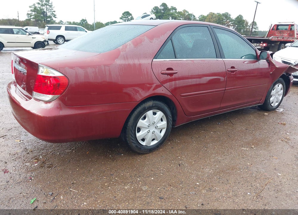 2006 TOYOTA CAMRY LE VIN: 4T1BE32K76U128582
