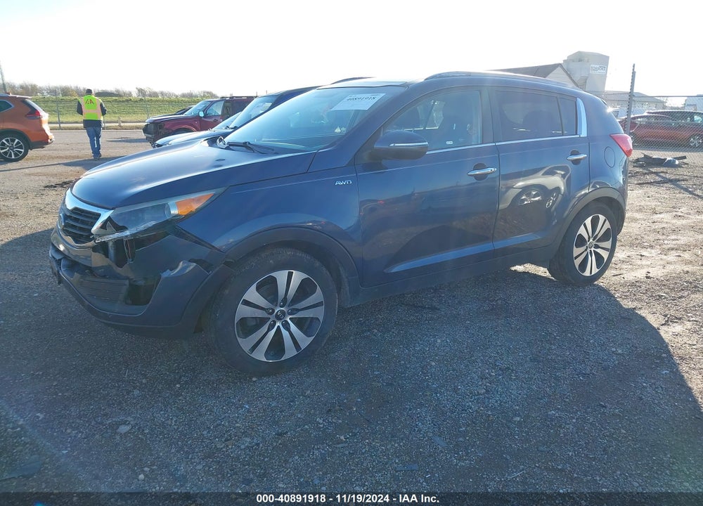 2012 KIA SPORTAGE EX VIN: KNDPCCA24C7257357
