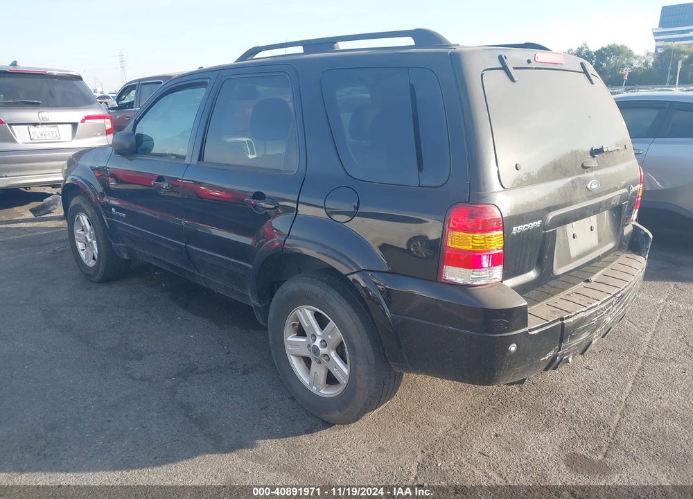 2007 FORD ESCAPE HYBRID VIN: 1FMCU49H07KA44723