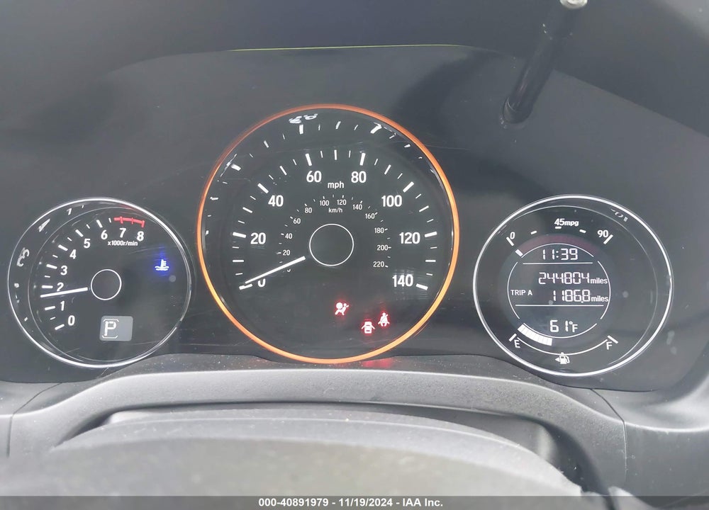 2016 HONDA HR-V EX VIN: 3CZRU6H50GM738364