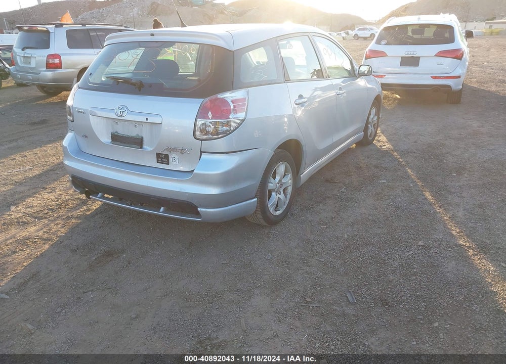 2005 TOYOTA MATRIX/XR VIN: 2T1KR32E95C340589