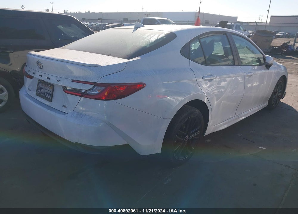 2025 TOYOTA CAMRY SE VIN: 4T1DAACKXSU502247