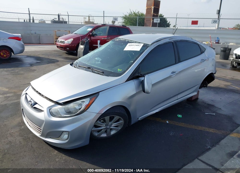 2013 HYUNDAI ACCENT GLS VIN: KMHCU4AE8DU410722