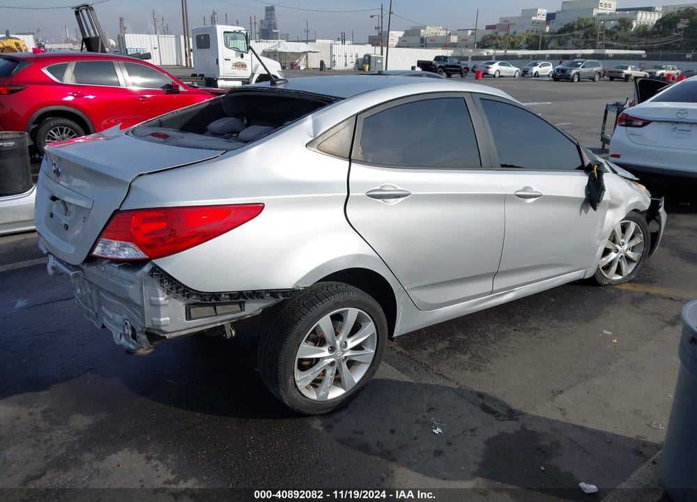 2013 HYUNDAI ACCENT GLS VIN: KMHCU4AE8DU410722