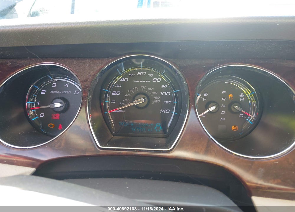 2011 FORD TAURUS SEL VIN: 1FAHP2EW8BG101584