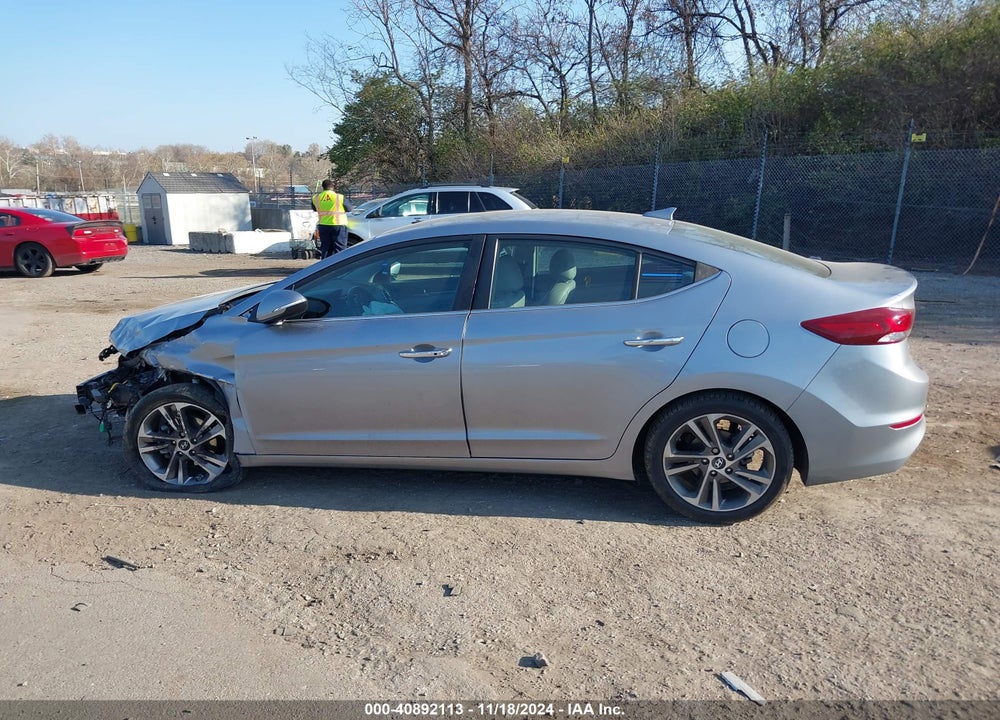 2017 HYUNDAI ELANTRA LIMITED VIN: 5NPD84LF8HH049589