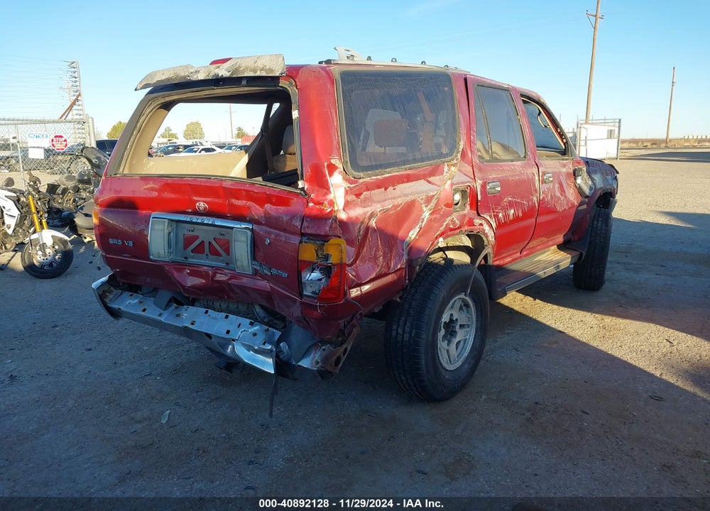 1994 TOYOTA 4RUNNER VN39 SR5 VIN: JT3VN39W8R0145417