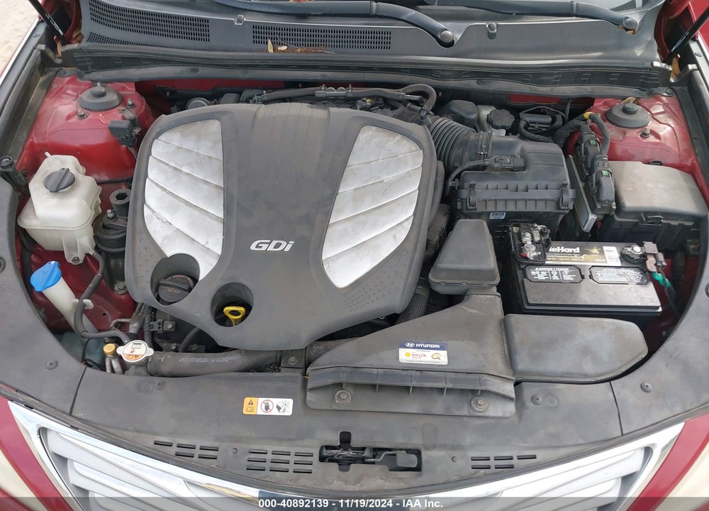 2013 HYUNDAI AZERA VIN: KMHFG4JG6DA218996
