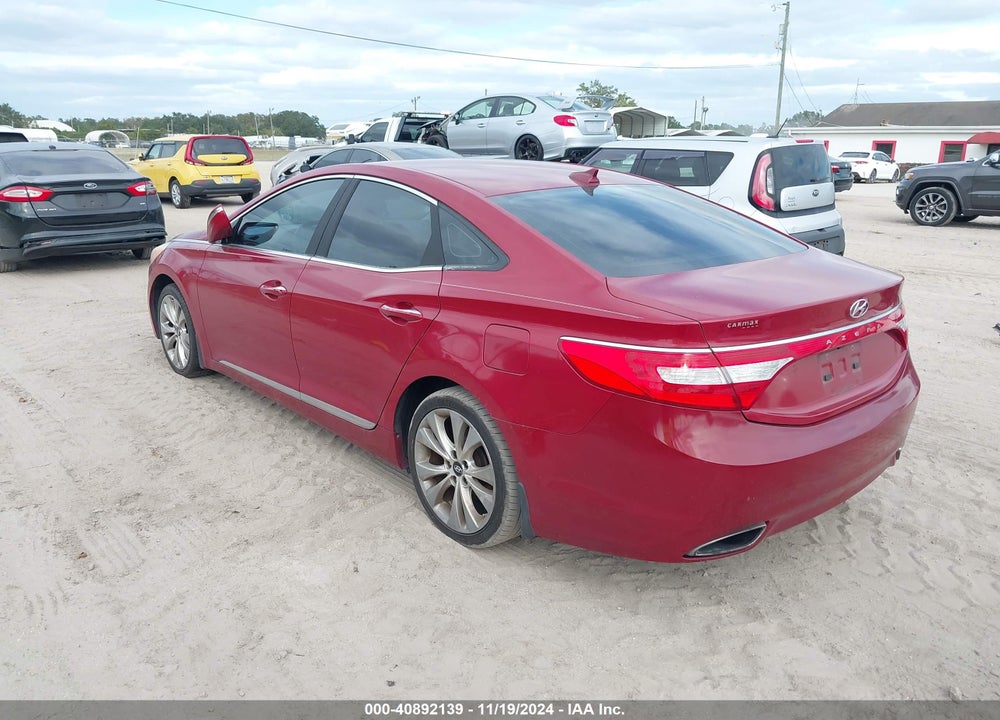 2013 HYUNDAI AZERA VIN: KMHFG4JG6DA218996