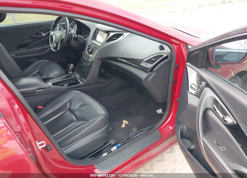 2013 HYUNDAI AZERA VIN: KMHFG4JG6DA218996