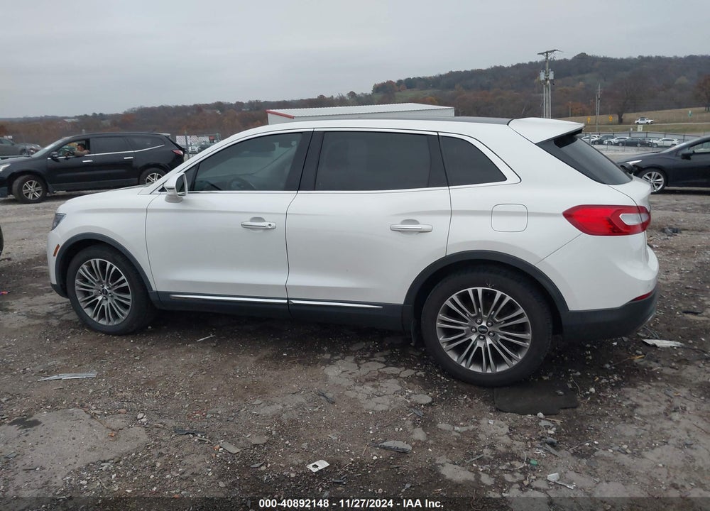 2016 LINCOLN MKX RESERVE VIN: 2LMTJ6LR2GBL44266