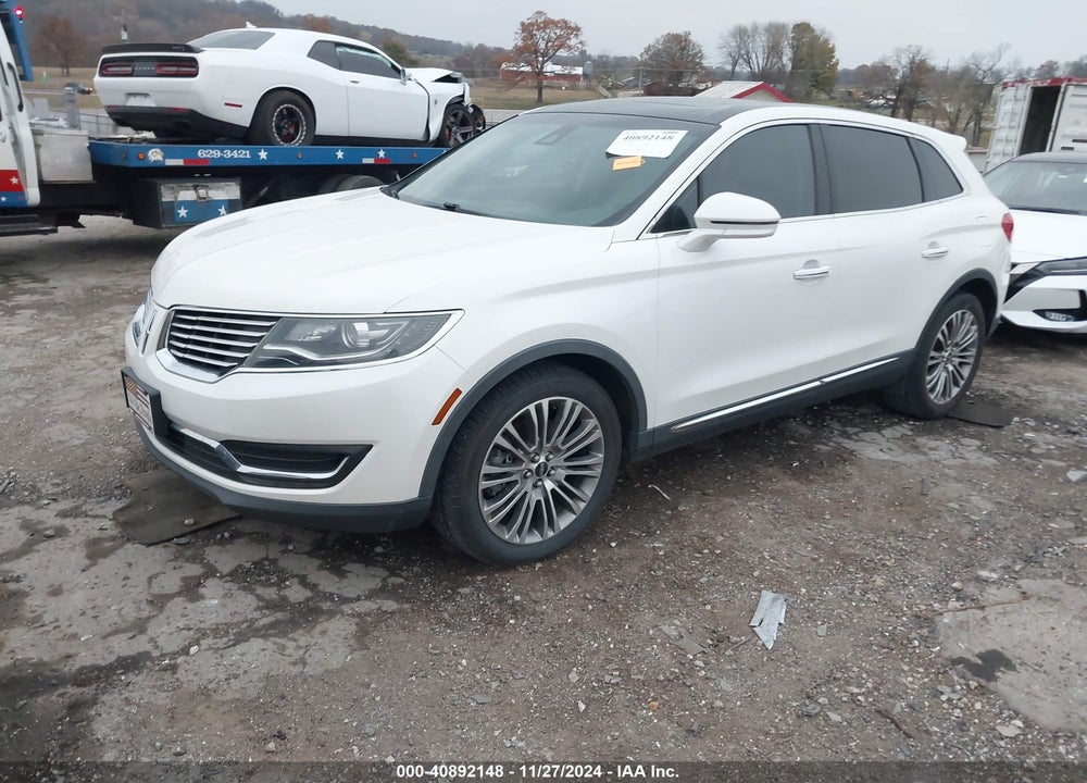 2016 LINCOLN MKX RESERVE VIN: 2LMTJ6LR2GBL44266