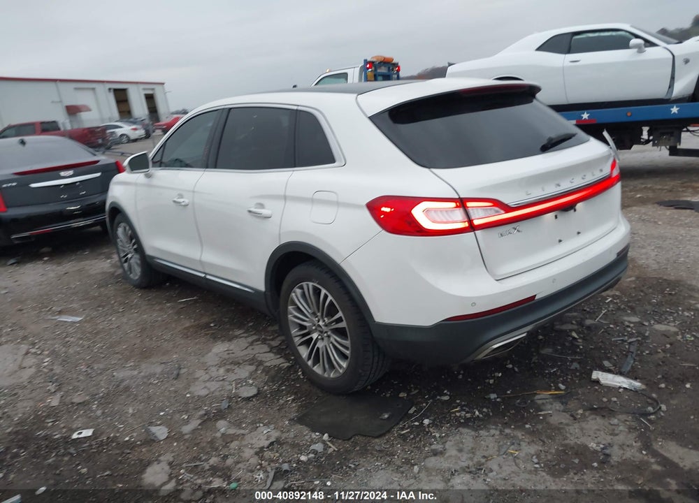 2016 LINCOLN MKX RESERVE VIN: 2LMTJ6LR2GBL44266
