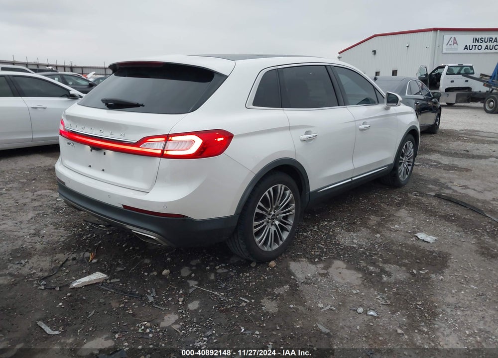 2016 LINCOLN MKX RESERVE VIN: 2LMTJ6LR2GBL44266
