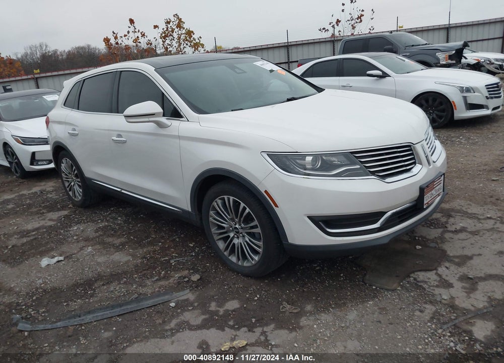2016 LINCOLN MKX RESERVE VIN: 2LMTJ6LR2GBL44266