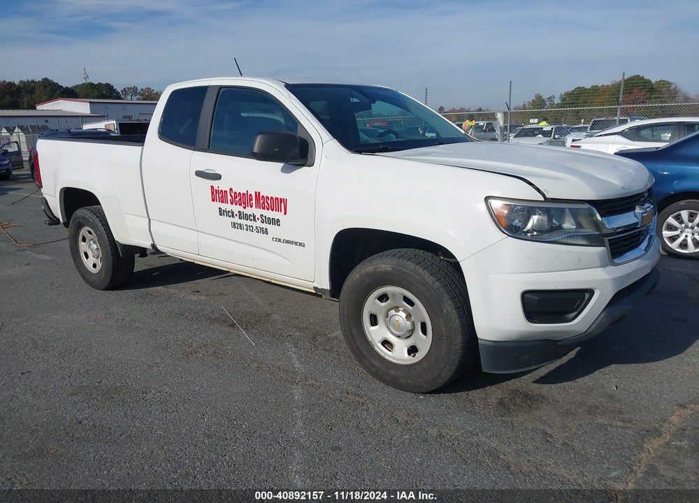 2016 CHEVROLET COLORADO WT VIN: 1GCHSBEA0G1313550