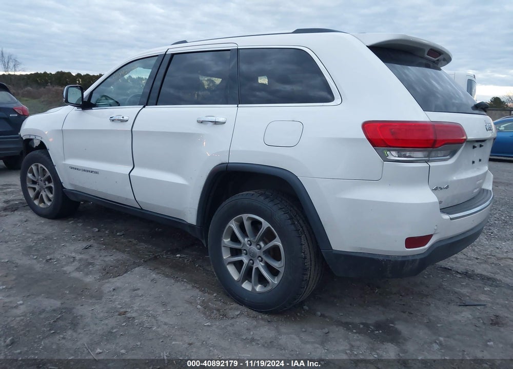 2015 CHEROKEE JEEP GRAND  LIMITED VIN: 1C4RJFBGXFC129002