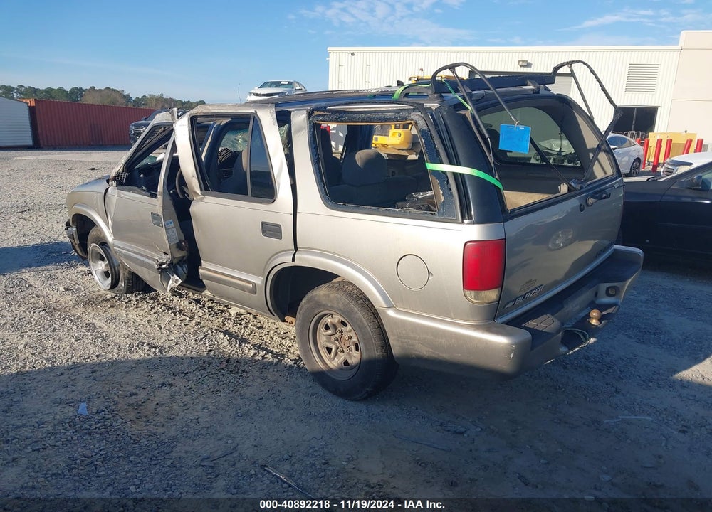 2000 CHEVROLET BLAZER LS VIN: 1GNCS13WXYK191429