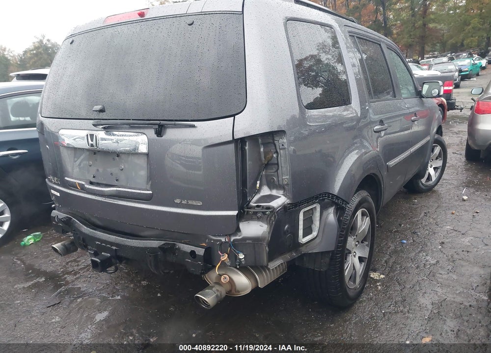 2015 HONDA PILOT TOURING VIN: 5FNYF3H93FB002695