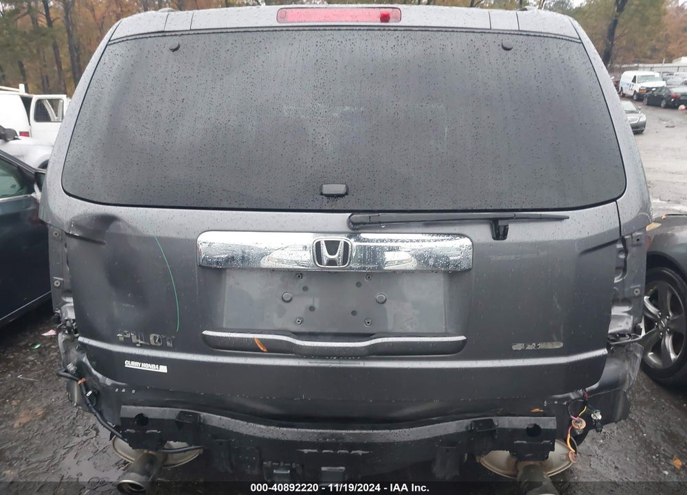 2015 HONDA PILOT TOURING VIN: 5FNYF3H93FB002695