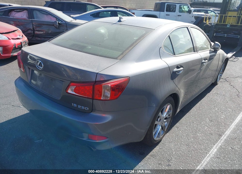 2012 LEXUS IS 250 VIN: JTHBF5C21C5168513