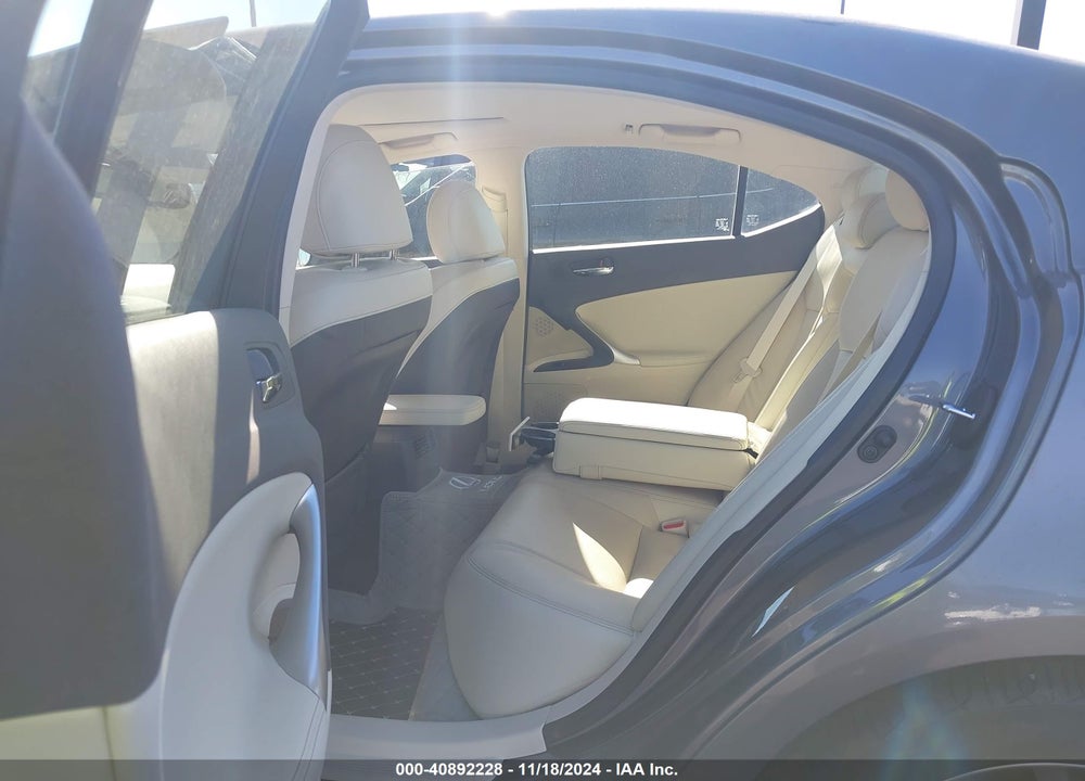 2012 LEXUS IS 250 VIN: JTHBF5C21C5168513