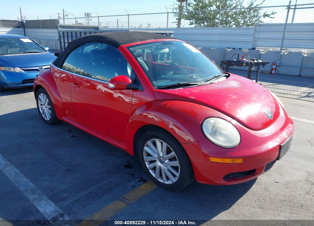 2008 VOLKSWAGEN NEW BEETLE SE VIN: 3VWRF31Y58M413324